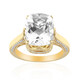 White Topaz Silver Ring