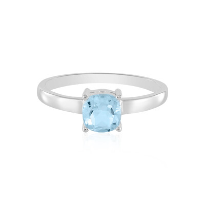 Sky Blue Topaz Silver Ring