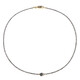 9K Black Diamond Gold Necklace (Adela Gold)