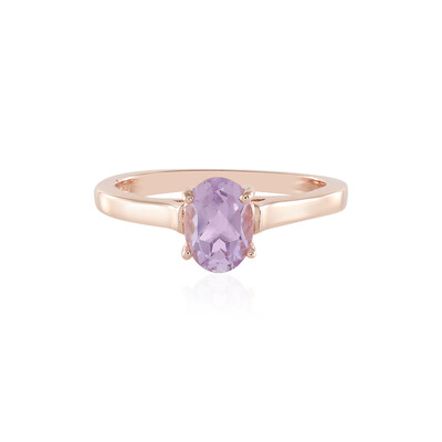 Rose de France Amethyst Silver Ring