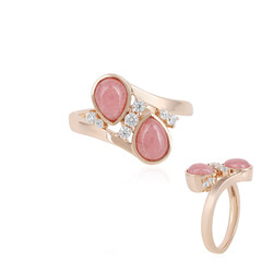 9K Rhodochrosite Gold Ring (KM by Juwelo)