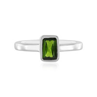 Russian Diopside Silver Ring