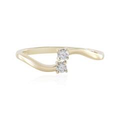 9K IF (G) Diamond Gold Ring (de Melo)