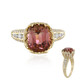 14K Nigerian Pink Tourmaline Gold Ring (de Melo)