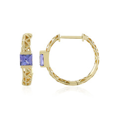 9K AAA Tanzanite Gold Earrings (Ornaments by de Melo)