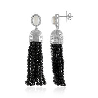 White Agate Silver Earrings (Dallas Prince Designs)