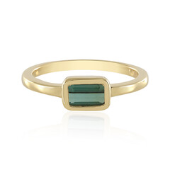 Benedito Green Tourmaline Silver Ring(Adela Silber)