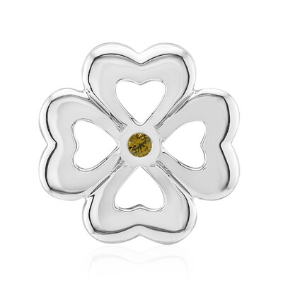 Yellow Sapphire Silver Charm (Annette)