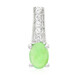 Imperial Chrysoprase Silver Pendant