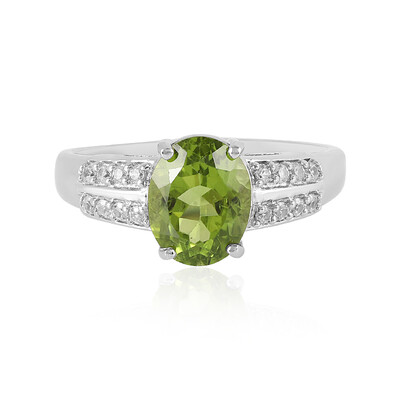 Peridot Silver Ring