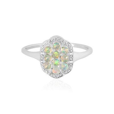 Welo Opal Silver Ring