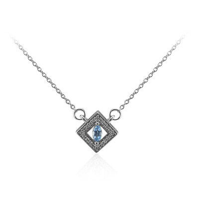 Ofiki Aquamarine Silver Necklace