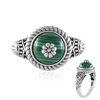 Malachite Silver Ring (Desert Chic)