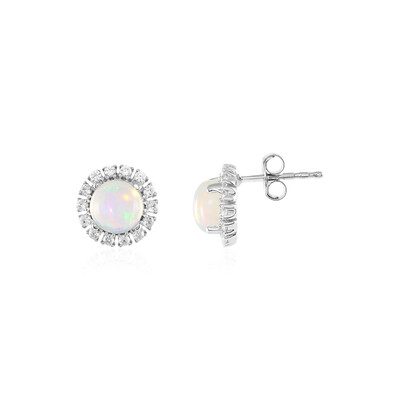 Welo Opal Silver Earrings