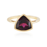 9K Magenta Garnet Gold Ring