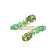 9K Brazilian Green Tourmaline Gold Ring (KM by Juwelo)