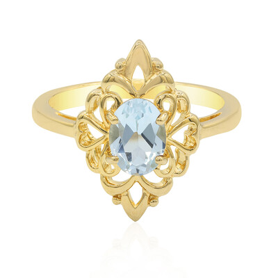 Sky Blue Topaz Silver Ring