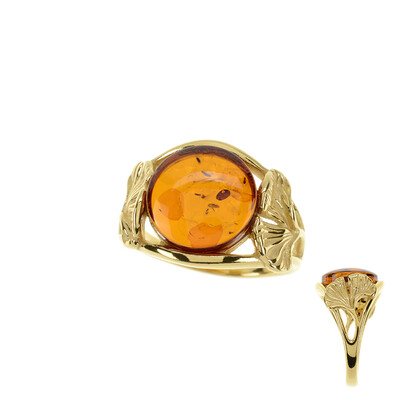 Baltic Amber Silver Ring (dagen)