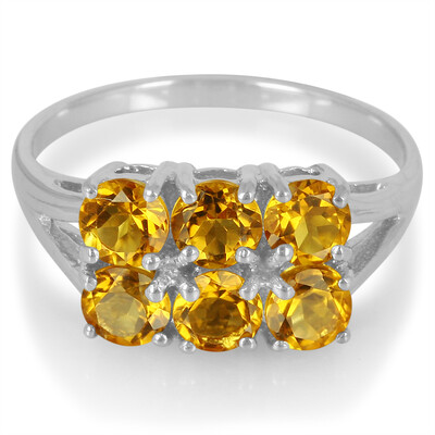 Citrine Silver Ring