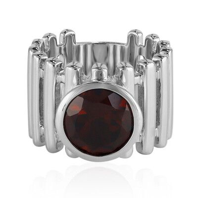 Mozambique Garnet Silver Ring