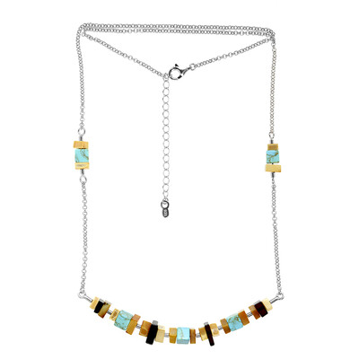 Turquoise Silver Necklace (dagen)