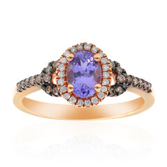 10K AAA Tanzanite Gold Ring