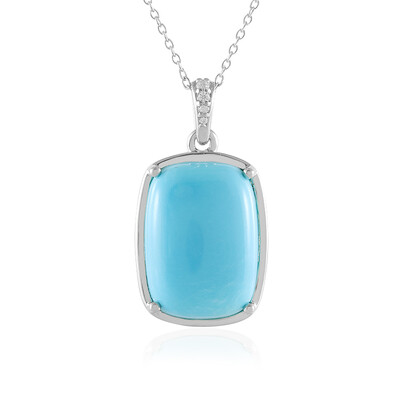 Kingman Turquoise Silver Necklace (Faszination Türkis)