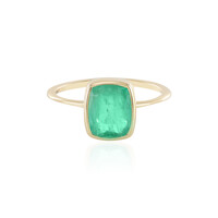 14K Russian Emerald Gold Ring (AMAYANI)