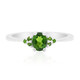 Russian Diopside Silver Ring