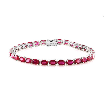 Madagascar Ruby Silver Bracelet