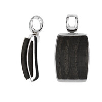 Black Oak Silver Pendant