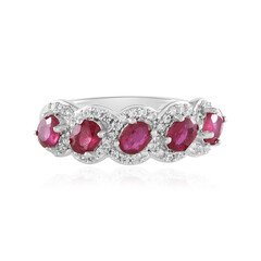 Madagascar Ruby Silver Ring