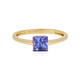 9K AAA Tanzanite Gold Ring