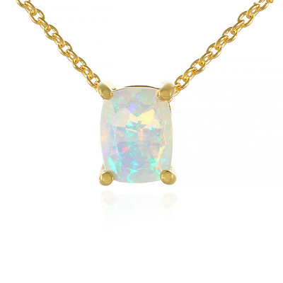 Welo Opal Silver Necklace