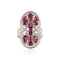 Rhodolite Silver Ring (Gems en Vogue)