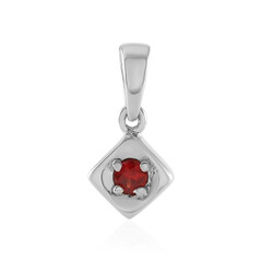 Tanzanian Ruby Silver Pendant (Adela Silber)