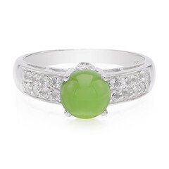 Imperial Chrysoprase Silver Ring