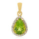 Peridot Silver Pendant