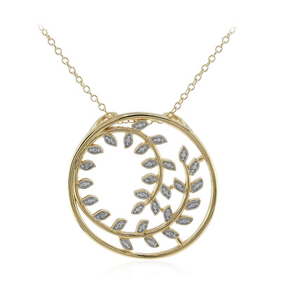 I3 (I) Diamond Silver Necklace