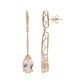 18K AAA Morganite Gold Earrings (CIRARI)