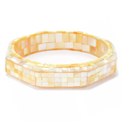 Mother of Pearl Mosaic other Bangle (Dallas Prince Designs)