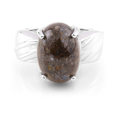 Dinosaur Bone Silver Ring