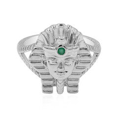 Brazilian Emerald Silver Ring