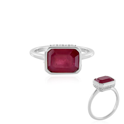 Madagascar Ruby Silver Ring