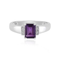 Zambian Amethyst Silver Ring