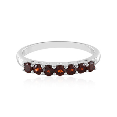 Mozambique Garnet Silver Ring