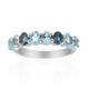 London Blue Topaz Silver Ring