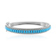 Sleeping Beauty Turquoise Silver Bangle (Faszination Türkis)