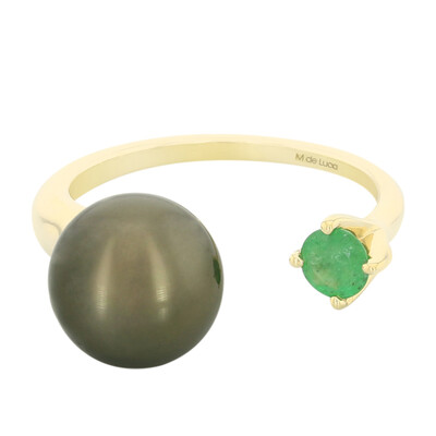 10K Tahitian Pearl Gold Ring