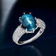 18K Cats Eye Indicolite Gold Ring (AMAYANI)